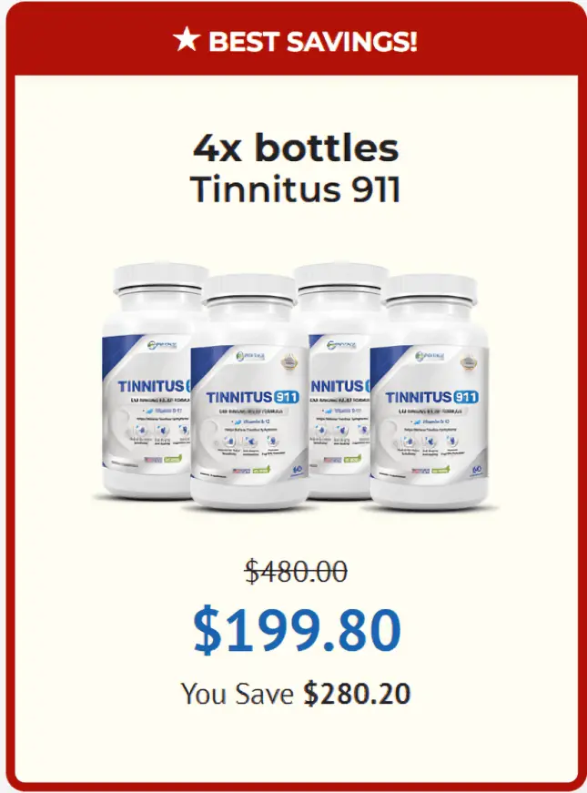Tinnitus 911 offer package price 