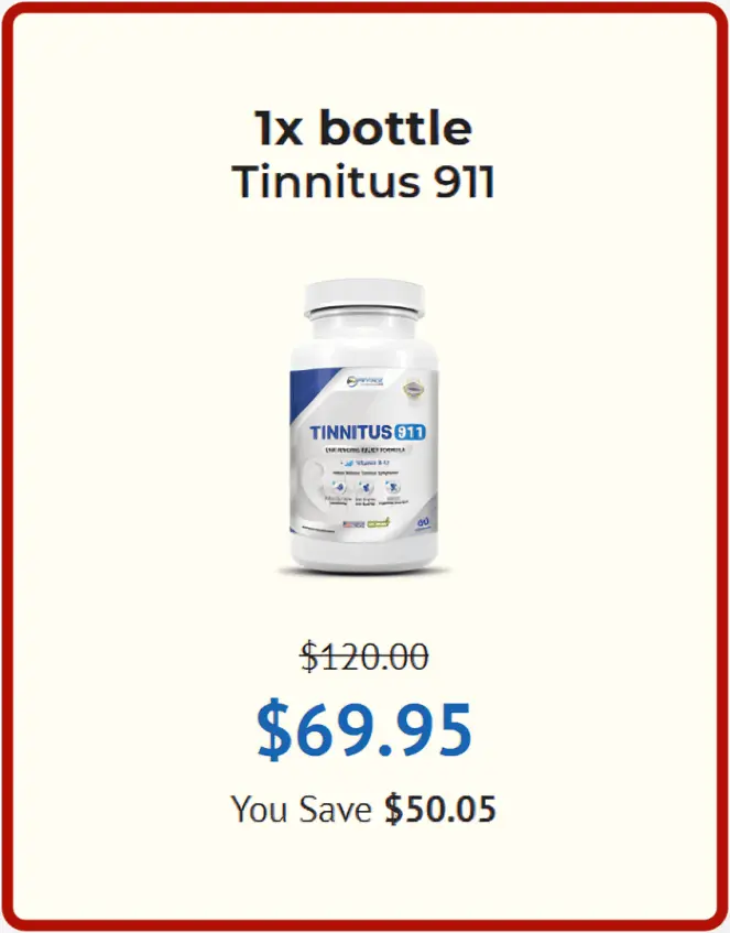 Tinnitus 911 price 